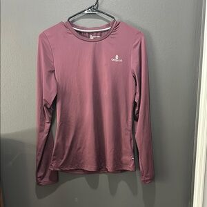 Pink Fitted Long Sleeve Tee